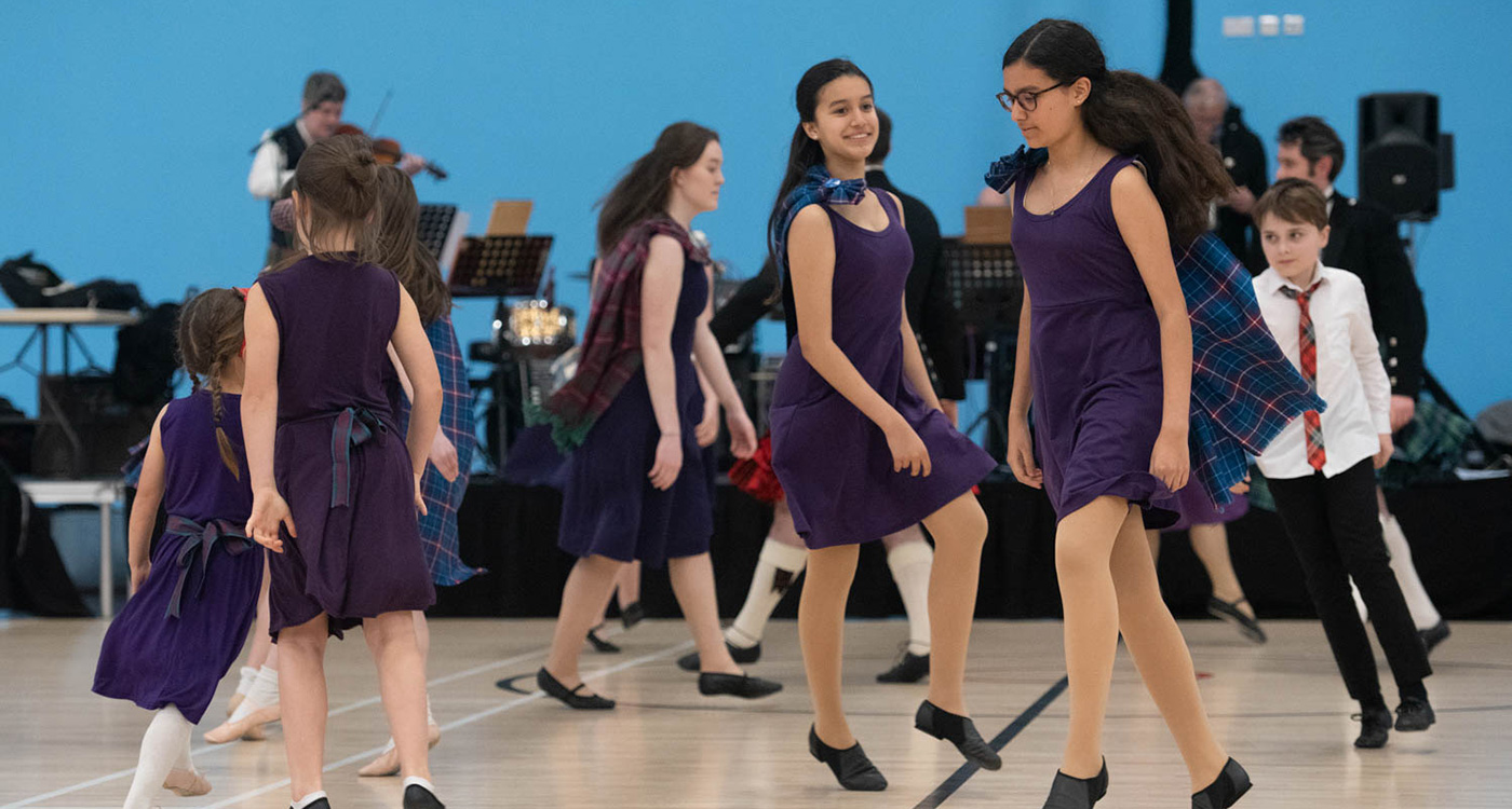Our young dancers performing at the 2024 Annual Gathering